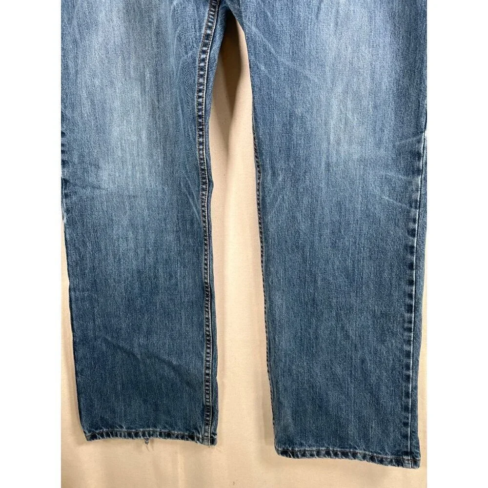 Wrangler Mens 01MWX 20X 01 Competition Jean River Wash‎ 40x32 Cowboy Distressed